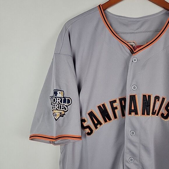 Majestic San Francisco Giants World Series Jersey 2010 Size 52 Brian Wilson #38 - Picture 4 of 12